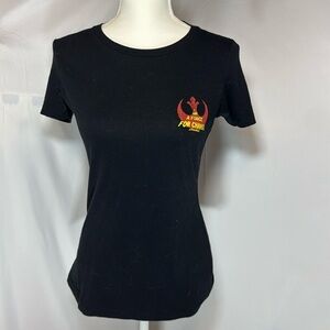 Star Wars Force for Change Black S T-Shirt
